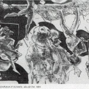 Paysage montueux et fluvatil